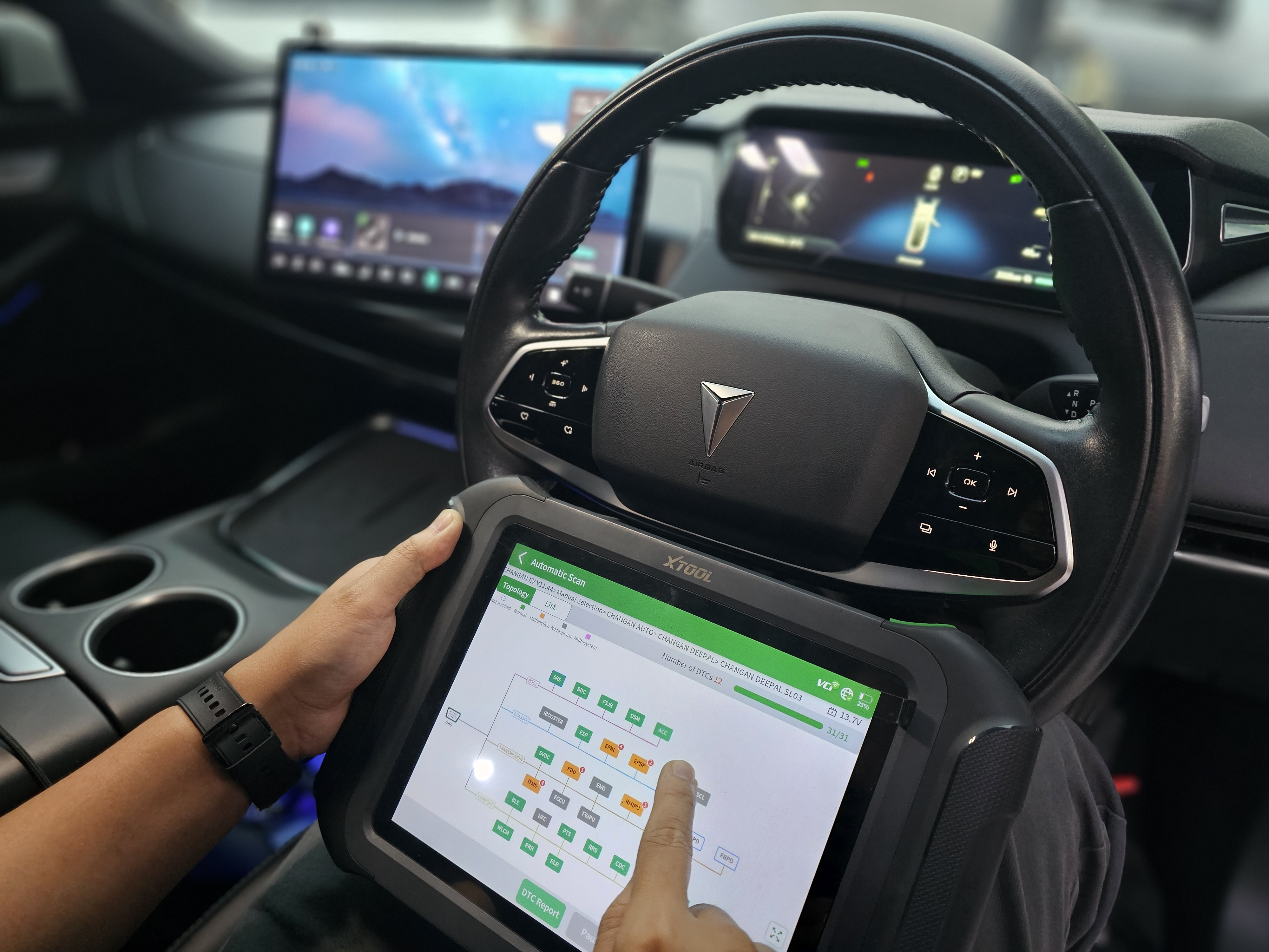 วินิจฉัยระบบไฟฟ้าและแก้ไข Code (EV Diagnostics)